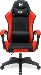 Krzesło biurowe IMBA Seat Fotel gamingowy IMBA STRIDER czerwony materiałowy 1
