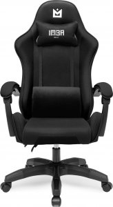 Krzesło biurowe IMBA Seat Fotel gamingowy IMBA STRIDER czarny materiałowy 1