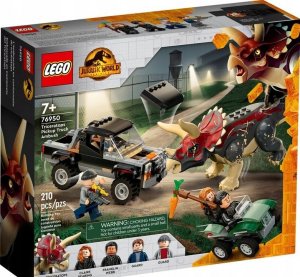 LEGO Jurassic World Triceratops i zasadzka z pick-upem 1