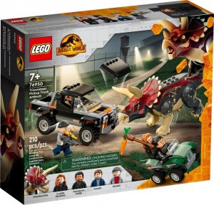 LEGO Jurassic World Triceratops i zasadzka z pick-upem 3