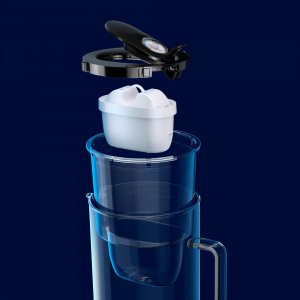 Dzbanek filtrujący Aquaphor Glass 2,5L BIAŁY  + 1 wkład Maxfor Plus Mg 5