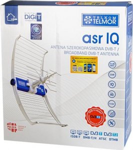 Antena RTV Telkom-Telmor Antena TV DVB-T/T2 ASR IQ 5G 700 PROTECTED 2023 z zasilaczem ZZA-7 Telkom Telmor 3