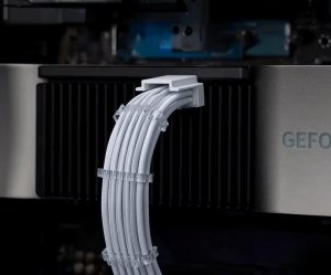 AsiaHorse Przedłużacz do zasilacza w oplocie 12VHPWR 12+4 PIN Biały AsiaHorse 16 AWG 5