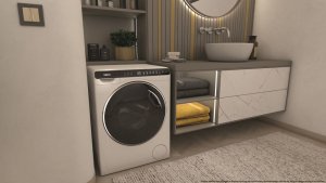 Pralka Haier Washing machine Haier HW50-BP12307-S 12