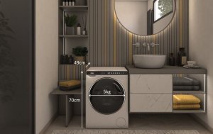 Pralka Haier Washing machine Haier HW50-BP12307-S 30