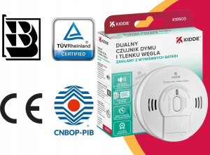 Kidde Czujnik czadu i dymu 2w1 (K10SCO) 15