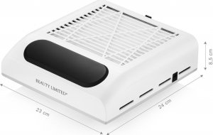 Beauty Limited Pochłaniacz pyłu do frezarki Dustill White 80W 8