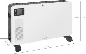 Grzejnik Transa Electronics Grzejnik konwektorowy LCD 2300W 12