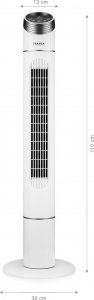 Wentylator Transa Electronics Wentylator kolumnowy WhiteFan 16
