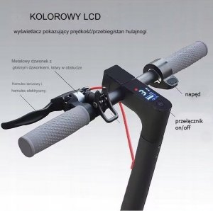 Hulajnoga elektryczna Escooter HULAJNOGA ELEKTRYCZNA IP54 LED 3 TRYBY 500W 125KG 25KM/H 6AH 11