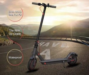 Hulajnoga elektryczna Escooter HULAJNOGA ELEKTRYCZNA IP54 LED 3 TRYBY 500W 125KG 25KM/H 6AH 2