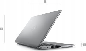 Laptop Dell DELL Latitude 5550 Intel Core Ultra 7 165U Laptop 39,6 cm (15.6") Full HD 32 GB DDR5-SDRAM 512 GB SSD Wi-Fi 6E (802.11ax) Windows 11 Pro Szary 8