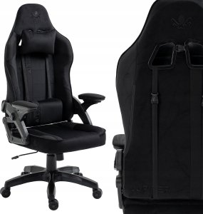 Fotel Kraken FOTEL GRACZA KRAKEN JUPITER CZARNY MATERIAŁ 2