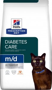 Hills  Hill's PD m/d diabetes care, chicken,dla kota 3kg 1