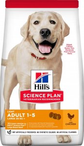 Hills  HILL'S Science Plan Canine Adult Light Large Breed Kurczak - sucha karma dla psa - 14 kg 1