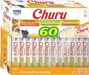 Inaba Foods INABA CAT CHURU VARIETIES - kurczak - przysmak dla kota 60 x 14 g 1