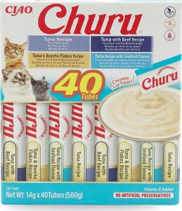 Inaba Foods INABA CAT CHURU VARIETIES tuńczyk - przysmak dla kota 40x14 g 9