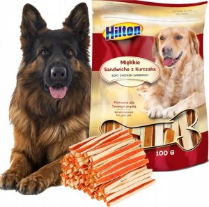 Hilton Hilton Przysmak miękkie sandwiche z kurczaka dla psa - 100 g 2