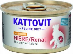 Kattovit KATTOVIT NIERE/RENAL Feline Kurczak puszka 85g dla kota 1