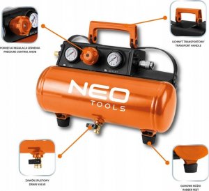 Kompresor samochodowy Neo Energy+ 18 V 2