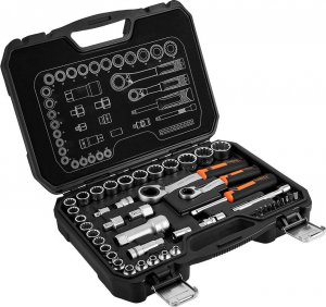 Neo Zestaw nasadek przelotowych 1/4" + 3/8", 46 szt. 4