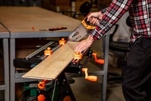 Neo Stół warsztatowy regulowany, aluminiowy 60 x 58 x 77-107 cm 6