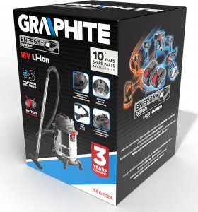 Odkurzacz przemysłowy Graphite 58GE124 7