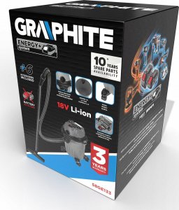 Odkurzacz przemysłowy Graphite 58GE133 3