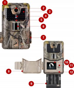 Kamera IP Luxury-Goods Kamera leśna Tophunt HC900LTE 2K GSM 4G LTE MMS PL fotopułapka 4