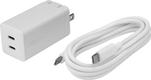 Ładowarka Asus ASUS AC65-05 2C GAN CHARGER/WH/EU/TYPE-C/1.5M C TO C CABLE/20PCS 7