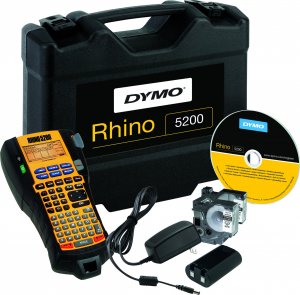 Drukarka etykiet Dymo DYMO Rhino 5200 im stabilen Hartschalenkof. ABC UK/HK 6