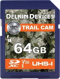 Karta Delkin Trail Cam SDXC 64 GB Class 10 UHS-I V30 (DDSDTRL-64GB) 1