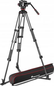 Manfrotto Zestaw Twin Carbon + głowica 504X - dolna rozp 1