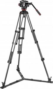 Manfrotto Zestaw Twin Carbon + głowica 504X - dolna rozp 8