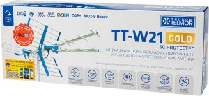 Antena RTV Telmor ANTENA KIERUNKOWA TT-W21-GOLD/COMBO TELMOR 6