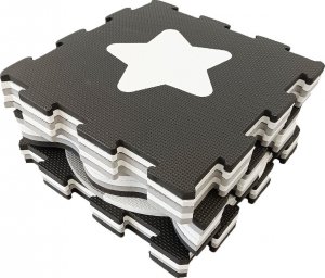 Happy Kiddo Mata piankowa kojec podłogowa puzzle piankowe edukacyjna 162x162 cm duża 5