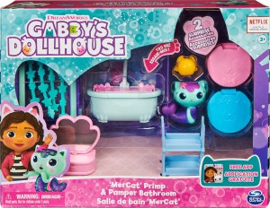 Spin Master Spin Master Gabbys Dollhouse Deluxe Room Bathroom, Fig. (with a seakill figure) 1