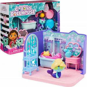 Spin Master Spin Master Gabbys Dollhouse Deluxe Room Bathroom, Fig. (with a seakill figure) 8