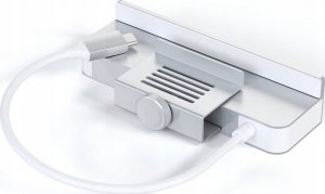 HUB USB Satechi Satechi USB-C Clamp Hub for 24" iMac - Hub do iMac M1 2021 24" oraz 27" Studio Display 2022 USB-C (USB-C, 3x USB-A, czytnik kart micro/SD) (silver) 4