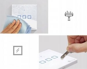 Sonoff DOTYKOWY WŁĄCZNIK ŚWIATŁA WIFI SONOFF T0EU1C-TX 12