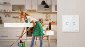 Sonoff DOTYKOWY WŁĄCZNIK ŚWIATŁA WIFI SONOFF T0EU1C-TX 8