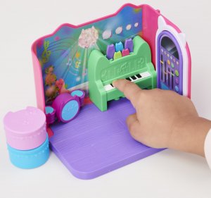 Spin Master Gabby's Dollhouse Deluxe Room - Groovy Music Room, Backdrop 4