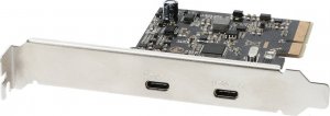 Kontroler adapter PCIe 2x na USB C 3.1 3A+1.5A 2
