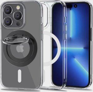 Tech-Protect Uchwyt na palec Tech-Protect Magnetic MagSafe Phone Ring Grey 3