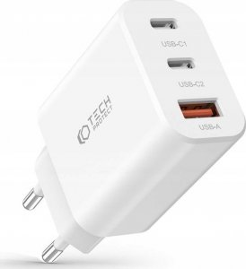 Ładowarka Tech-Protect TECH-PROTECT NC30W 3-PORT NETWORK CHARGER PD30W/QC3.0 WHITE 2