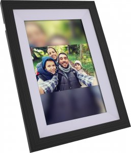 Ramka InLine ®, digital WiFi photo frame WiFRAME 2, 10.1", 1920x1200 16:10 LCD IPS touch screen, Frameo APP, white, incl. 3 interchangeable outer frames 2