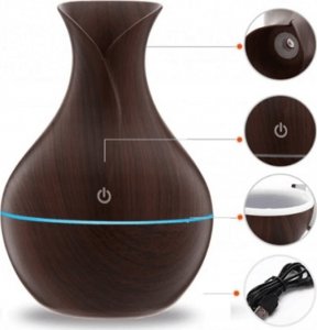 Nawilżacz powietrza Verk Nawilżacz powietrza dyfuzor zapachowy aromaterapia podświetlenie rgb usb 2