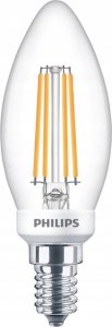 Philips Philips Candle & Lustre (Dimmable), 3.4 W, 40 W, E14, 470 lm, 15000 h, Warm glow 4