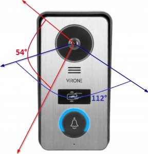 Virone WIDEODOMOFON VIRONE VDP-67 FullHD, czytnik RFID, TUYA 6
