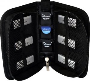 MediaRange MediaRange BOX98 etui na karty pamięci 3 kart(y) Nylon Czarny 3
